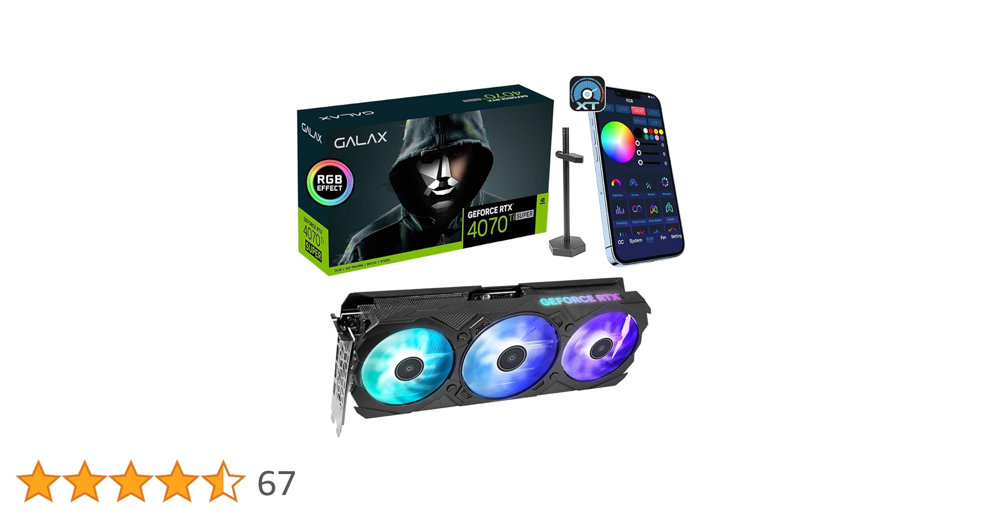 Amazon | GALAX GeForce RTX™ 4070 Ti Super EX ゲーマー V2 1